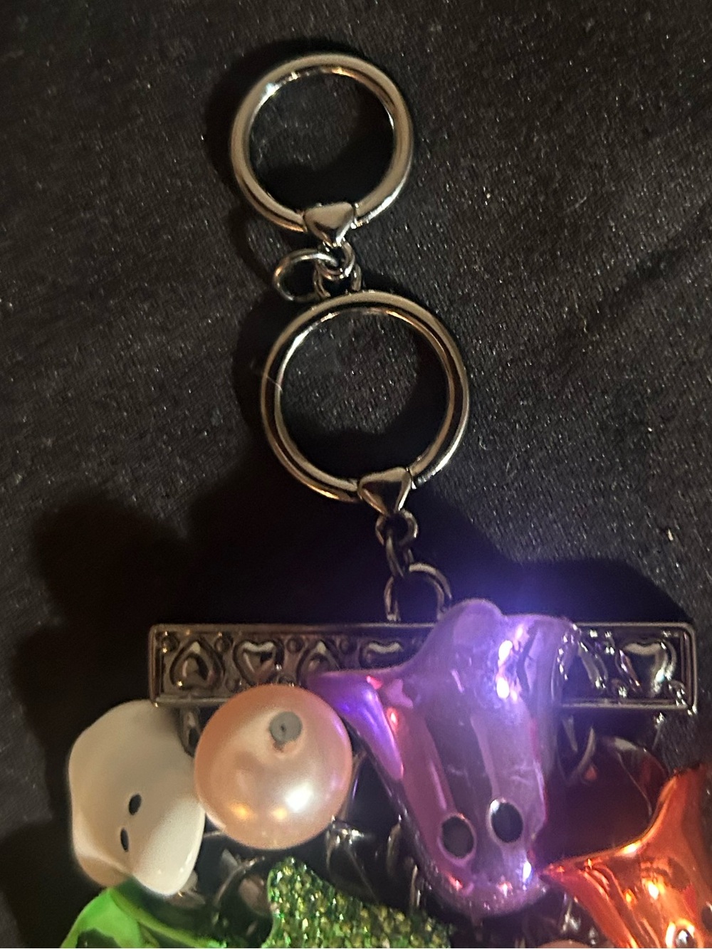 Betsey Johnson Multicolor Ghost & Pearl Charm Bracelet - Picture 4 of 6